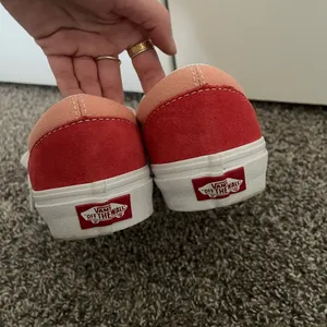 Vans Never Worn Coral and Pink Canvas and Suede Fabric Low Top Women’s Shoes thumbnail 5