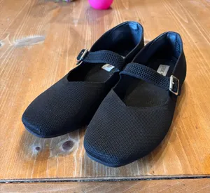 Steve Madden womens Richmond knit mary jane flats black 8.5M thumbnail 1