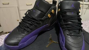 Air Jordan 12 GS black/field purple thumbnail 1