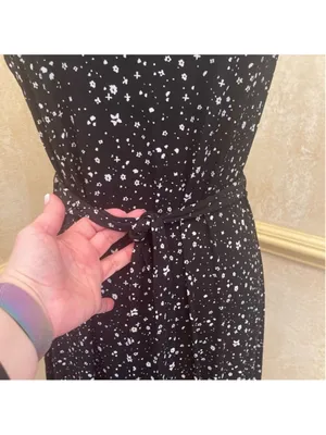 Michael Kors Nora Maxi Dress Sz S Black White Sleeveless Celestial Dark Romantic thumbnail 11