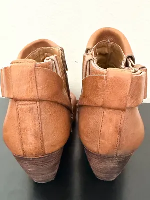 Anthropologie Schuler & Sons Philadelphia genuine leather ankle booties size 10 thumbnail 7