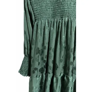Baltic Born‎ Stockholm Smocked Dress Forest Green Women's Size 2XL thumbnail 8