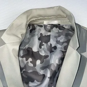 Michael Kors Men's Gray Snap Button Cotton‎ Sports Blazer thumbnail 6