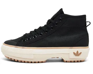Adidas Nizza Trek Black cheetah print Canvas Platform Sneakers thumbnail 1