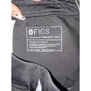figs zamora jogger scrub pants xs pet Black Mid Rise thumbnail 4