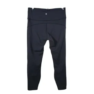 Lululemon In Movement Leggings 25" Everlux Size 10 Black Yoga Workout Gym Active thumbnail 4