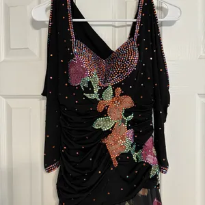 Vintage Fancy Fashions Inc Floral Sequin Dress thumbnail 8