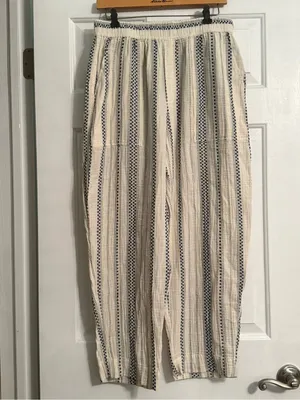 Madewell Lightspun Pull-On Balloon Pants in Antique Cream thumbnail 3