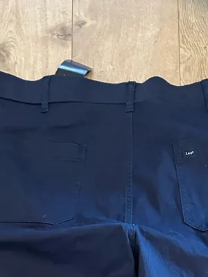 Lee® Women's Plus Ultra Lux Comfort Flex-To-Go Utility Pant Mood Indigo, 24W NWT thumbnail 8