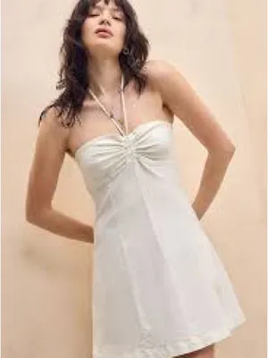 Urban Outfitters Cate Y -Neck Halter Mini Dress thumbnail 1