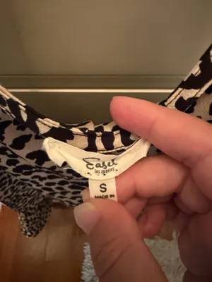 Easel Leopard print Boutique top thumbnail 3