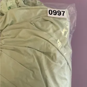 English Factory CROPPED BLOUSON LONG SLEEVE TOP in Pistachio‎ thumbnail 6