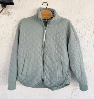 Avalanche Women's Quilted Jacket - Light Green thumbnail 1