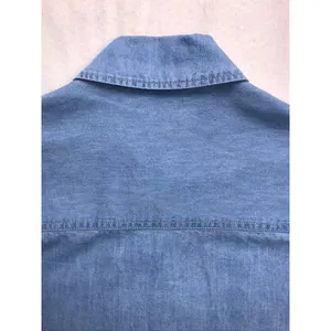Z‎ SUPPLY Womens Blue Denim Button Down Shirt Shacket XS ZJ232414E Light Wash thumbnail 11