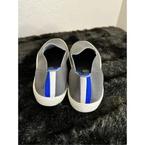 Rothy's The Original Slip On Sneaker Anchor Textile Blue grey Women’s US 8.5 thumbnail 4