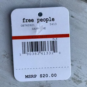 NWT Free‎ People Reversible Lace Bandeau Bralette in Sapphire thumbnail 6
