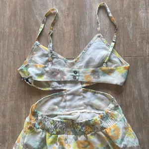 PacSun O’Neill pastel cut out open back mini dress XS NEW thumbnail 4