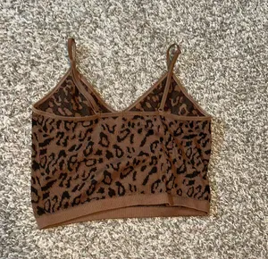 Brown Cheetah/Leopard tank top thumbnail 2