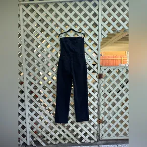 Abercrombie & fitch denim strapless jumpsuit thumbnail 2