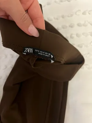 ZARA Brown  Dress Pants thumbnail 3