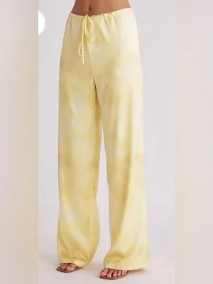 SNDYS LYRA PRINT PANT - PANNA COTTA size XXS NWT thumbnail 3