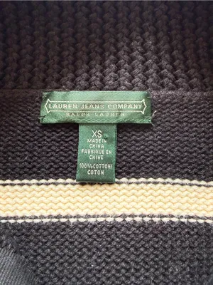 Ralph Lauren Striped Toggle Neck Sweater thumbnail 6