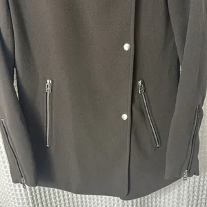 Aritzia Wilfred Mayet Crepe Jacket in Olive Green Size XXXS thumbnail 6