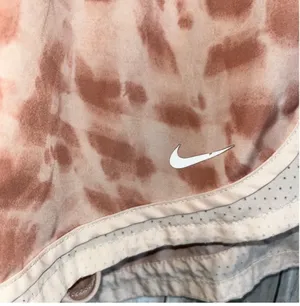 Nike Tempo Dri Fit Printed Spotted Running Orange Athletic Shorts XL thumbnail 4