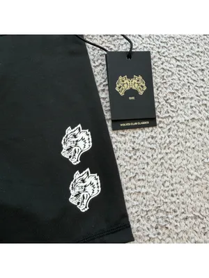 Darc Sport SHE Wolves Club Quad Wolf V2 Energy Shorts Black Women's S 35/500 NWT thumbnail 6