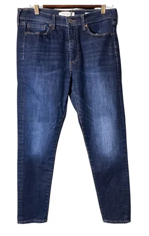 Banana Republic Dark Wash Straight-Leg Jeans — 30x27 thumbnail 1