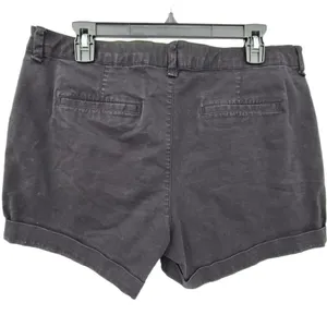 GAP Black 3” Inseam Cuffed Hem Cotton Stretch City Shorts Size 12 thumbnail 5