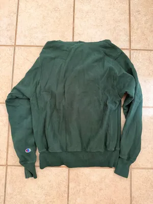 Champion Forest Green Pullover Hoodie thumbnail 4