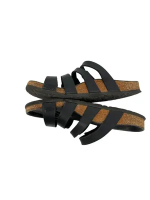 Birkenstock Florida Black 3 Strap Sandals Size 39 EU 8 US Boho Gorpcore thumbnail 4