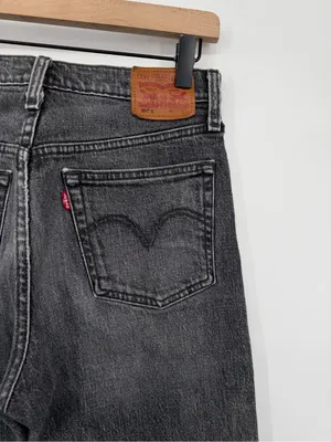 Levi’s 501 Skinny Jeans Women’s 27 Black Coast High Rise Button Fly thumbnail 7