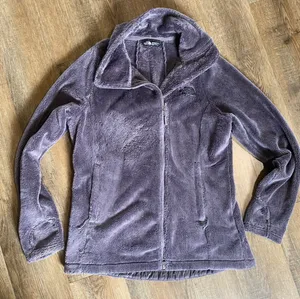 Zip up gray north face thumbnail 1