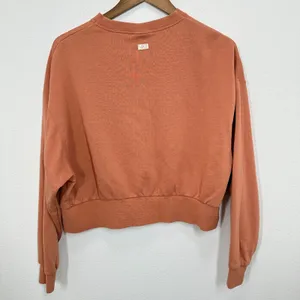 Nike Women's Size XS Femme Crew Jumper Terra Blush Pink Tan Loungewear Active thumbnail 7