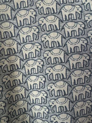 Roller Rabbit Women Hathi Elephant Print Polo Shorts Pima Cotton Pajama Set XS thumbnail 7