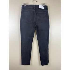 IRO Paris Experience Jeans Black Vintage Women’s 30 High Rise Slim Leg Denim thumbnail 3