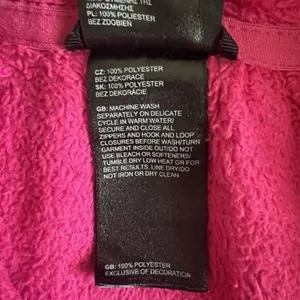 The North Face Osito Pink‎ Fleece Full Zip Up Jacket thumbnail 5