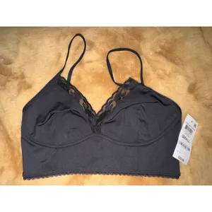 INC‎ International Concepts Women's Lace-Trim Bralette, Black, Size S, NWT thumbnail 2