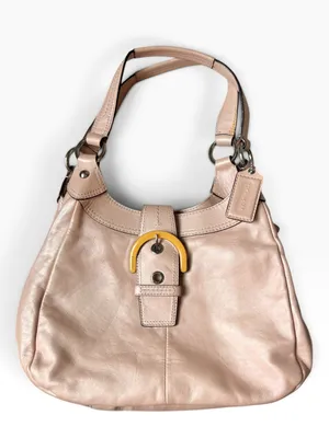 Coach Soho Leather Hobo Bag F17219 in Shell Pink thumbnail 1