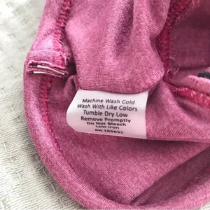 CALME Johnny Was Racerback Sports Bra Ease Cross‎ Back Yoga Pink Purple NWOT XL thumbnail 5