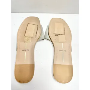 Dolce Vita Sandals‎ Womens Size 8 Blue Denim Slip On Slides Open Toe thumbnail 9