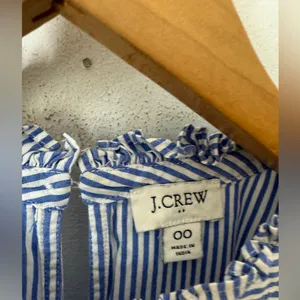 J Crew Factory 2 Shirt Tank Top Pullover Blue White Stripe‎ Sleeveless Cotton thumbnail 3