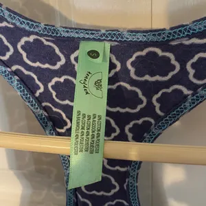 Women's Blue Cloud Pattern Tank Top and matching Micro shorts thumbnail 4