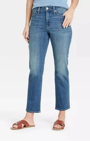 Universal Threads high rise‎ straight leg jeans vintage stretch size 30 thumbnail 1
