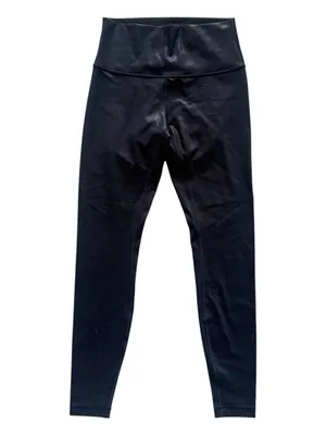 lululemon Wunder Under High-Rise Leggings - Matte Black Foil Size 6 thumbnail 3