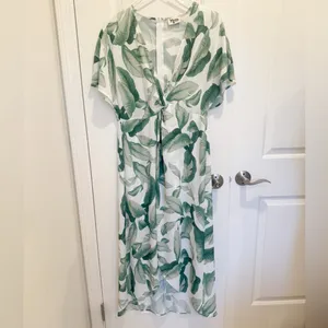 SHOW ME YOUR MUMU Get Twisted Maxi‎ Dress in Palmtini Print Medium Resortwear thumbnail 2