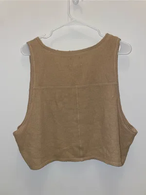 Offline by Aerie Waffle-Knit Crop Tank thumbnail 4
