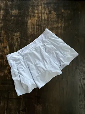 Lululemon Pace Rival Mid-Rise Skirt Long Pastel Blue Active Tennis Skort Golf 14 thumbnail 5